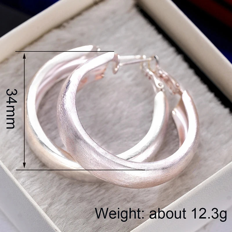 Huitan Geometric Drop Earrings – Trendy Party & Wedding Jewelry Drop Earrings Vue