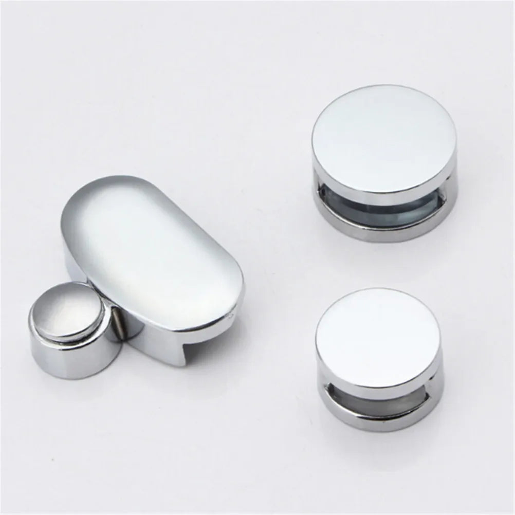 Bathroom Mirror Glass Fixed Accessories Advertising Plate Zinc Alloy