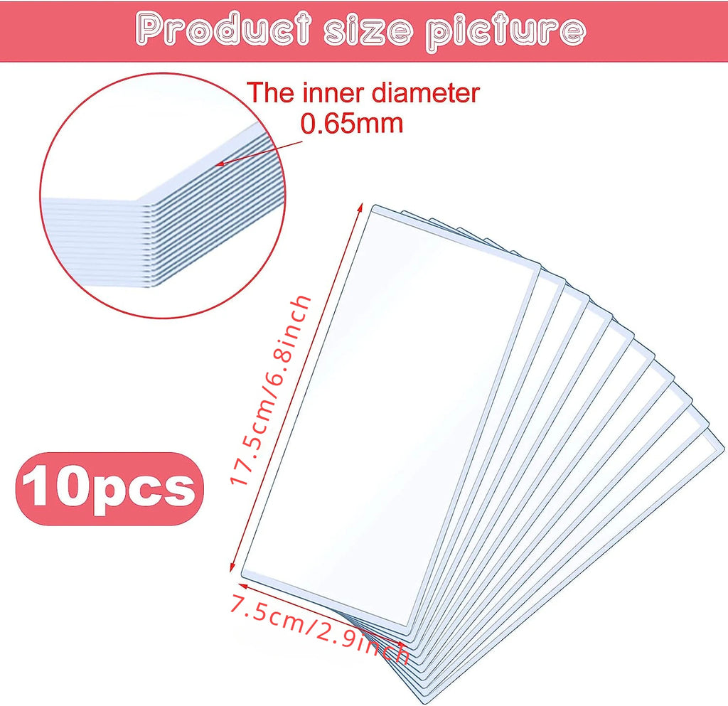 5/10pcs Commemorative Banknote Hard Plastic Sleeve Grading Hard Clip currency Protective Cover Paper money holder 173*75mm Vue