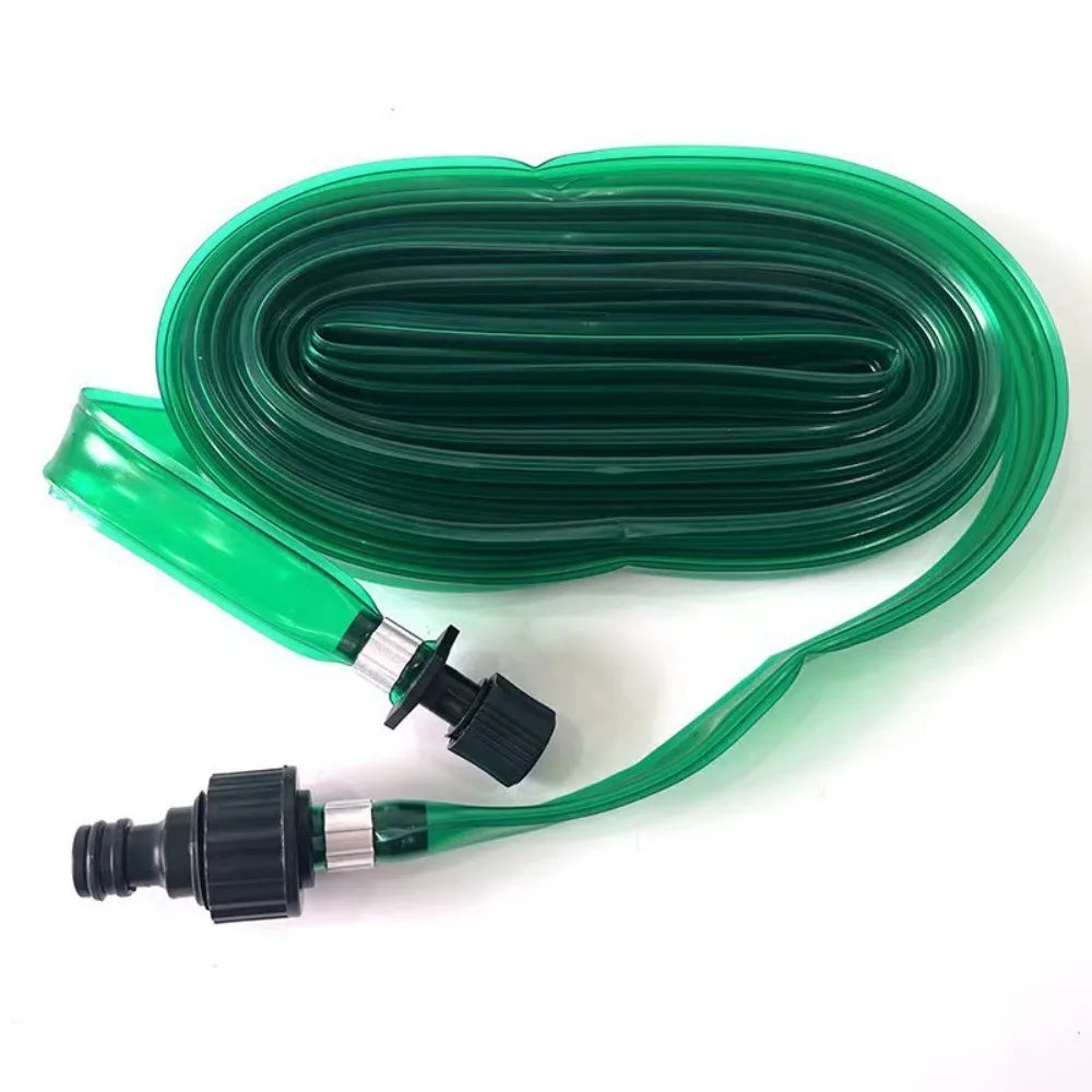 Soaking Irrigation Hoses Savings Water Flowers Beds Garden Hose