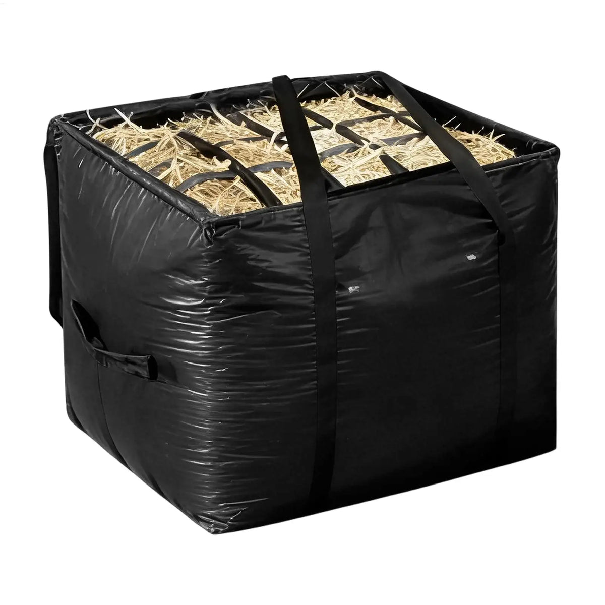 Hay Bag Oxford Cloth Heavy Duty Container Slow Feed Hay Storage Bags for Goats for Sheep Livestock Feeding Daily Training Barn Vue
