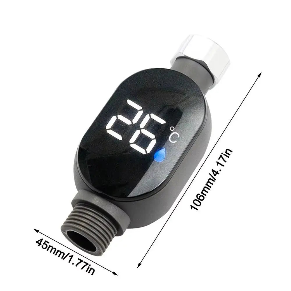 Stainless-Steel Water Temperature Gauge Waterproof Touch Control LED Display Thermometer LED Precise Measurement Vue