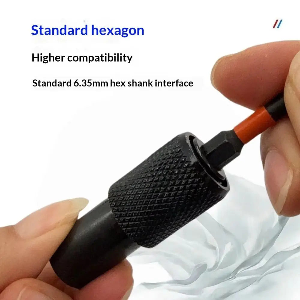 5pcs M10 Thread Angle Grinder Adapter 6.35mm Internal Hex High-Strength Alloy Hex Converter Compact Lightweight Design Vue