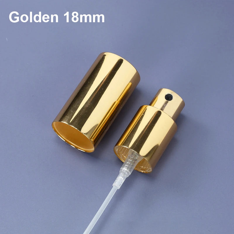 13mm 15mm 18mm Fine Mist Sprayer Nozzle Bayonet Type Spray Pump for 15mm Aluminum Bottle Replacement Bottle Cap Accessories Vue A18