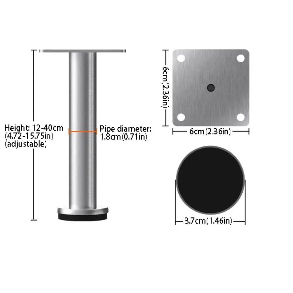 Parts Stainless Steel Sofa Feet Thickened Metal Furniture Feet Adjustable Light Luxury Table Legs Furniture Vue