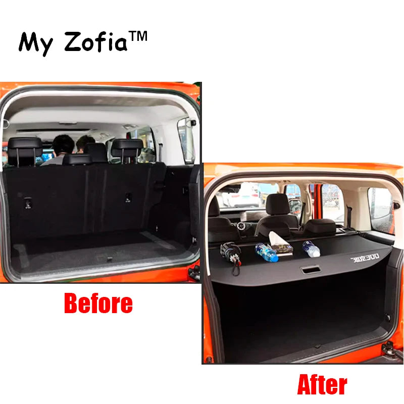 Great Wall TANK 300 2023-2025 Rear Trunk Curtain Partition Cover Trunk Partition Cover Vue