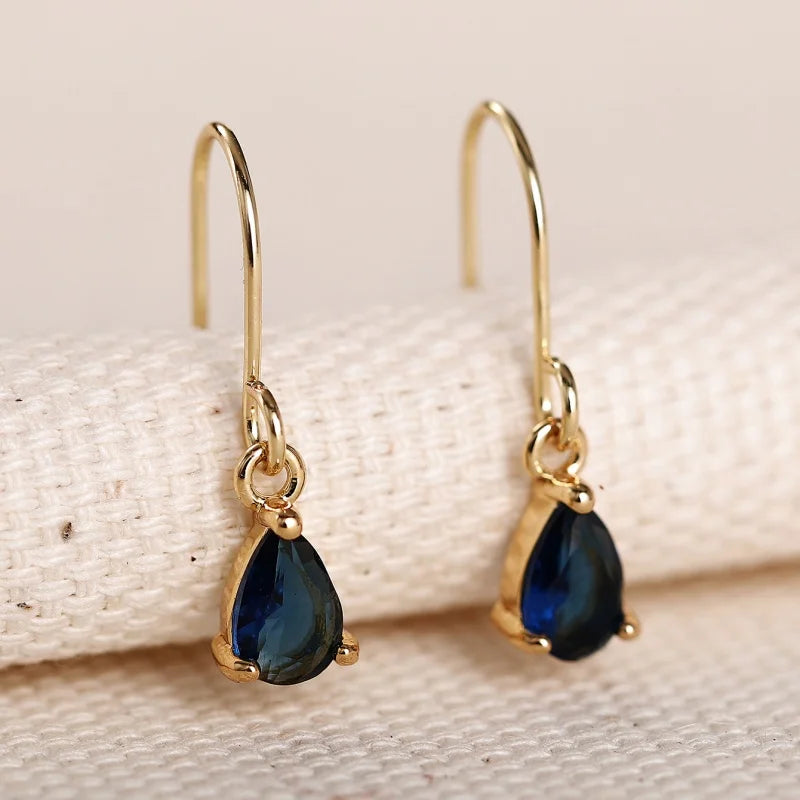 Huitan Dainty CZ Drop Earrings – Women's Fashion Jewelry Drop Earrings Vue E5416