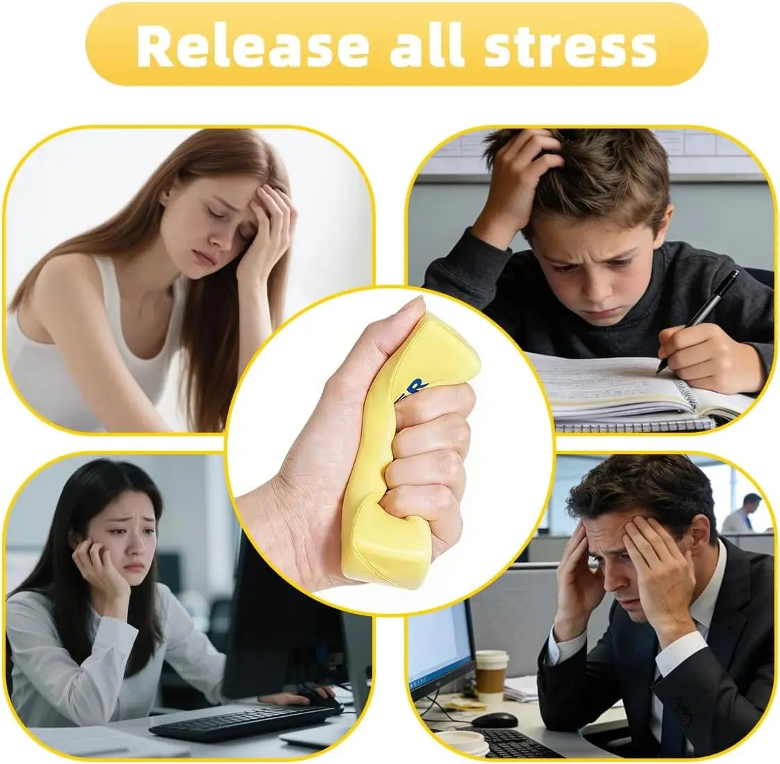 1-10PCS Simulated Butter Squishy Slow Rising Soft Moist Texture Stress Relief Decompression Fidget Toy Gift for Home Office Use Vue