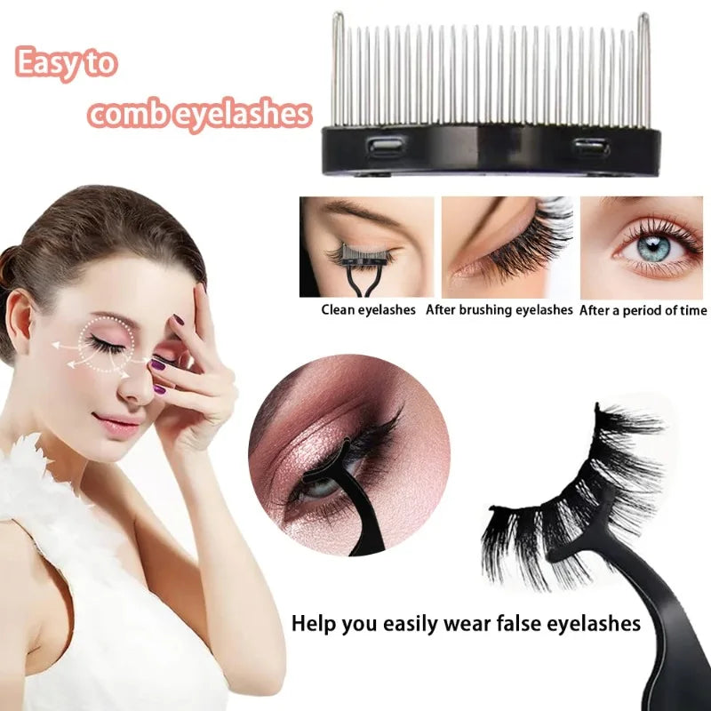 13/15PCS Makeup Tool Set: Eyelash Curler, Eyelash Comb, Eyebrow Comb, Eyebrow Scissors, Women's Beauty Tools Makeup Tool Set Vue
