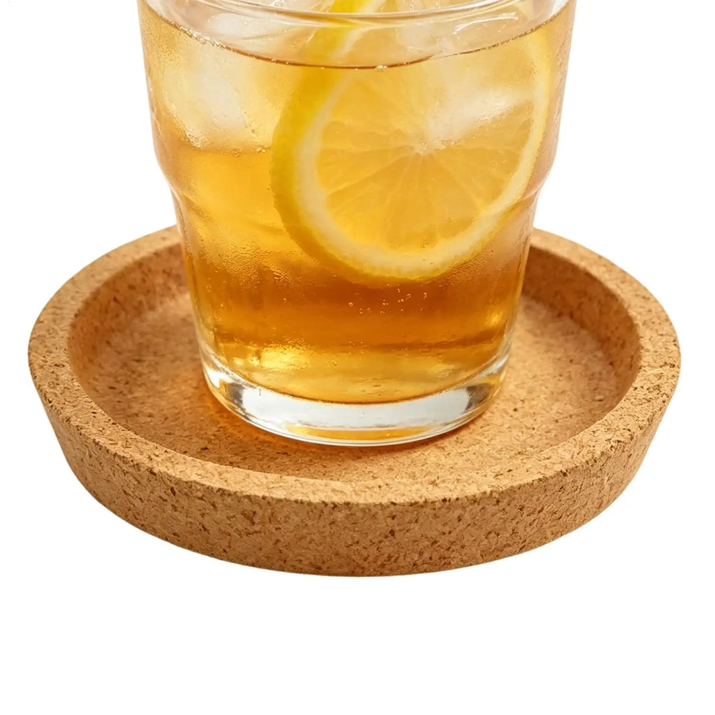 10x10cm Cork Coasters Set Waterproof Rustic Mug Mat For Bar Table Heat Resistant Drink Holder For Home Kitchen Living Room Decor Vue