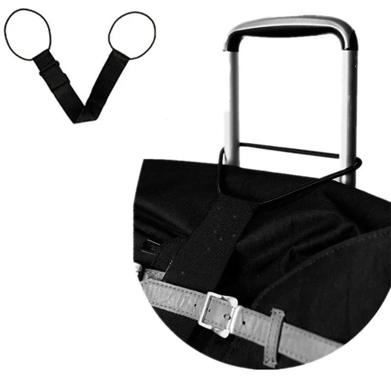 1pcs Adjustable Elastic Luggage Fixed Straps Backpacks, Travel Bags Bundling Straps, Backpacks Bundling Strap Vue