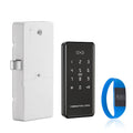 Security Cabinet Password Locks Keyless Drawer Combination Code Digital Lock for Gym Locker Lock Electronic RFID Furniture Lock Vue Black
