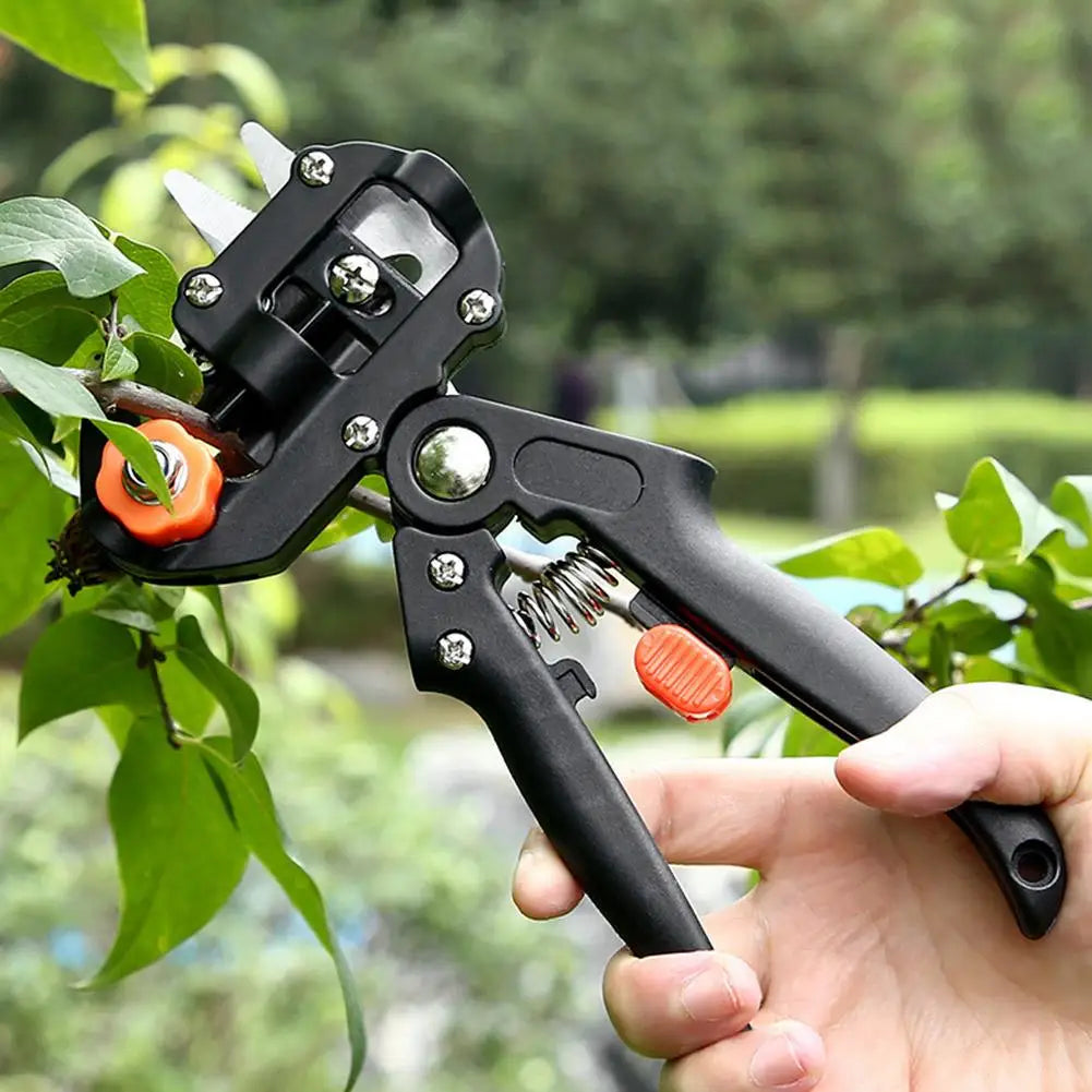 Multi-functional Garden Trimmer Pruning Seedlings Grafting Scissors Fruit Tree Grafting Machine Portable Gardening Tools Vue