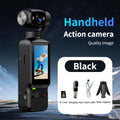 4K HD Handheld Pocket Vlog Camera LK-032 180° Rotatable Lens Anti Shake Portable Gimbal Action Video Camera Vue Black