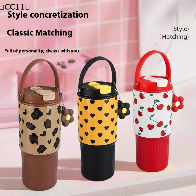 316 Stainless Steel Car Travel Mug Thermos Cup Cold Dual Use Portable Vue