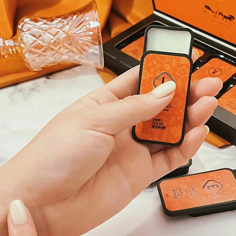 4-Piece Solid Perfume Set, Floral and Fruity Scents, Long-Lasting Fragrance, Delicate Scent and Portable, Suitable for Gifting or Daily Use Vue