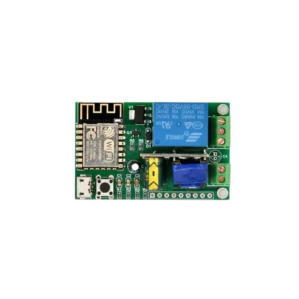 ESP8266-12F Secondary Development DIY Relay Module WiFi Remote Control Relay Support TCPServer/TCPClient Modes 220V/5V Powered Vue