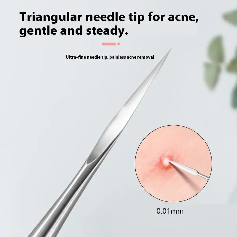 Ultra-fine Cell Pimples Blackhead Whitehead Clip Professional Beauty Salon Remove AcneFat Particles Needle Tool Beauty Tools Vue