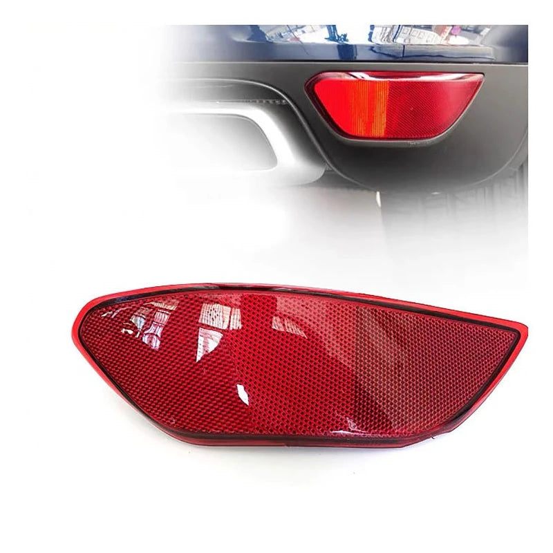 1/2pcs Car Rear Bumper Lights Cover Tail Fog Lamp Reflector For Porsche Cayenne 2011- 2014 Vue