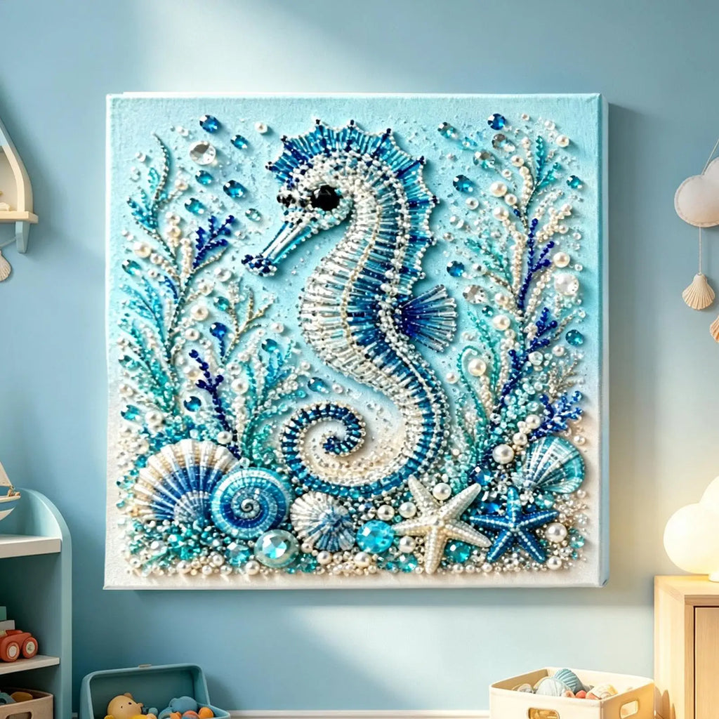 Pearl Beads DIY Craft Kit Handmade Wall Art Decor Set, Perfect for Home, Apartment, Cabin, Gift for Adults Men Women Vue