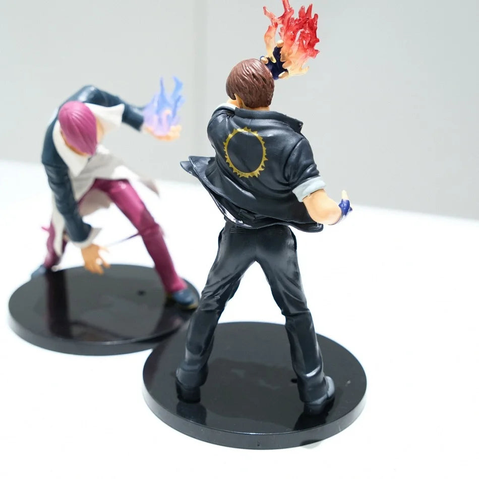Action Figures The King of Fighters '98 SNK Gk Statue Kyo Kusanagi Iori Yagami Arcade Asamiya Game peripheral PVC Model Toy Gift Vue