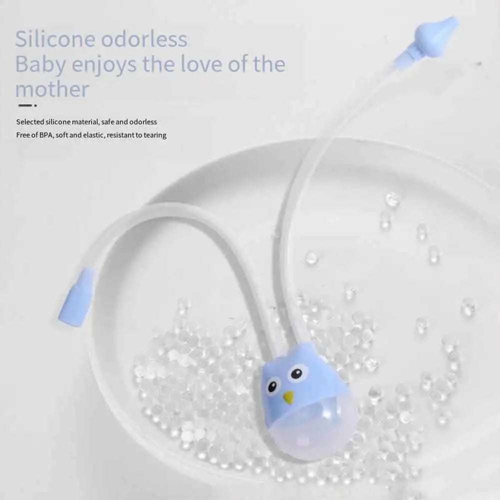 vvocci for Infant Anti Reflux Baby Nasal Aspirator Mouth Suction Type Silicone Booger Suction PipeNasal Absorption Cleaner Vue