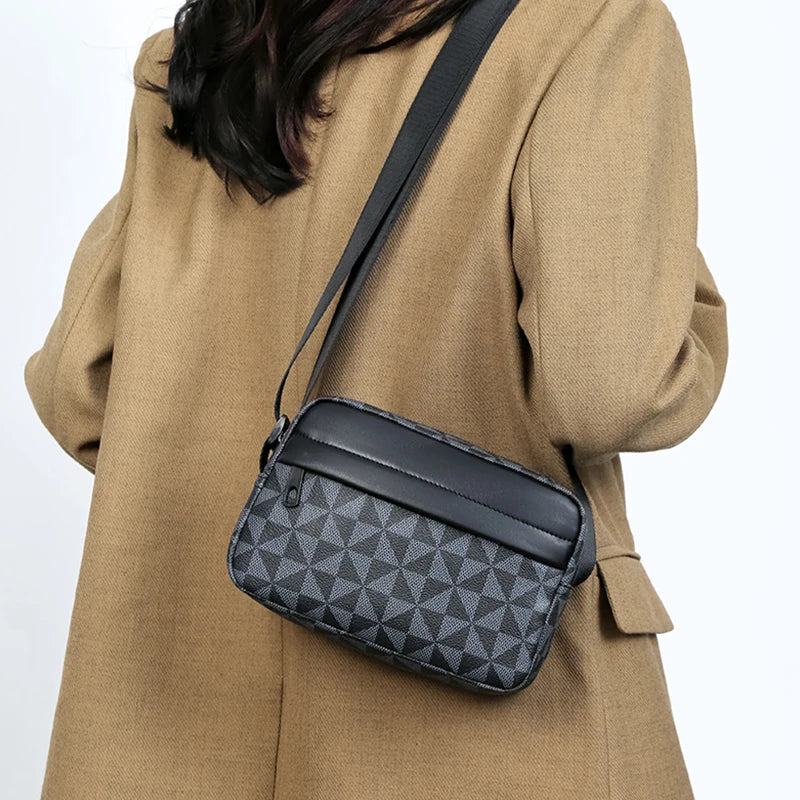 Colorblock Shoulder Bag Trendy Patchwork Crossbody Purse Mini Phone