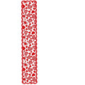 Valentines Day Heart Shaped Table Runner Romantic European Red Lace Table Runner American Rectangular Dining Table Mat Vue Table Runner