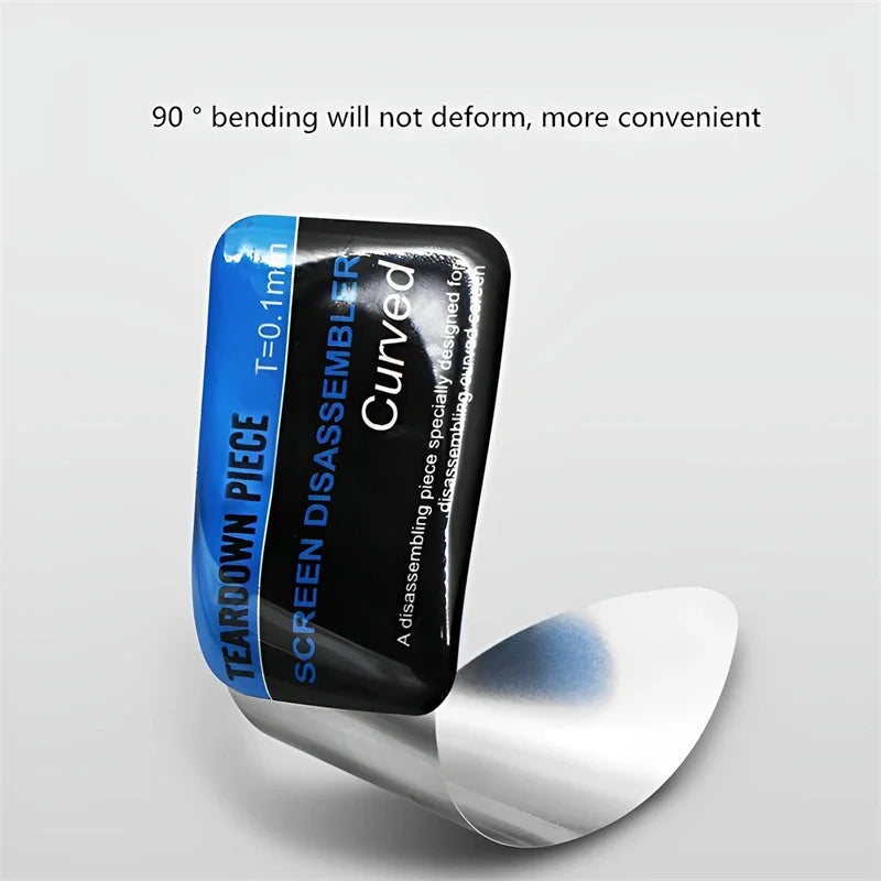 Mobile Phone Curved 1-5Pcs LCD Screen Spudger Opening Pry Card Tools Ultra Thin Flexible Mobile Phone Disassemble Steel Metal Vue