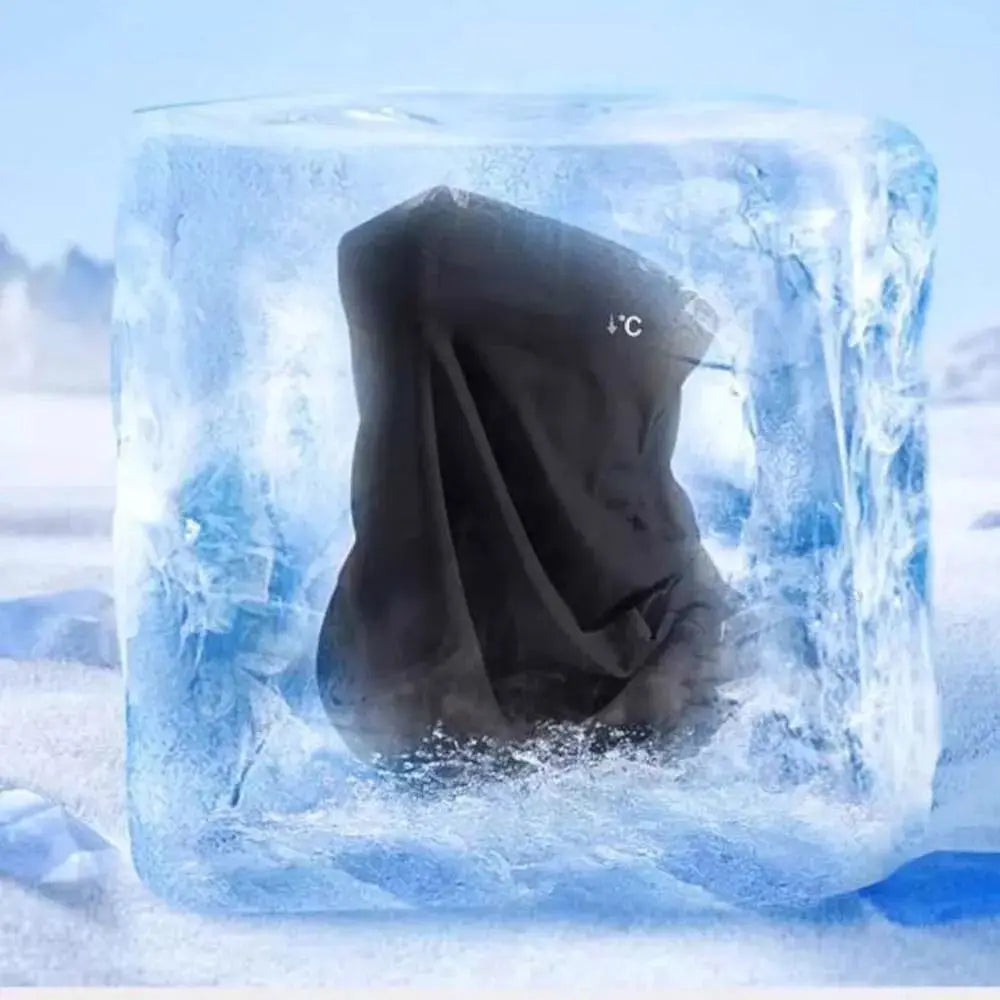 UPF50+ Ice Silk Mask Quick Drying Neck Protection Sun Polyester