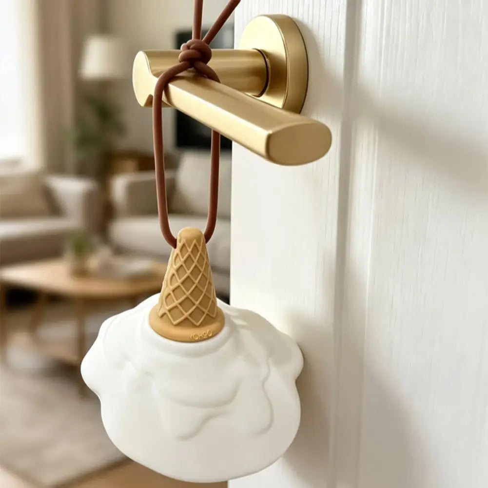 Creative Ice Cream Door Stopper Cute Detachable Doorstop Wall Protector Anti Collision Door Handle Buffer Pad Home Hardware Vue