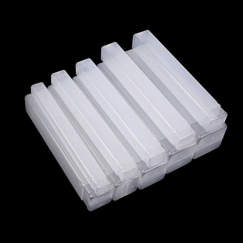 5Pcs Drill Bit Milling Cutter Storage Box Square Telescopic Packaging Case For Cutting Tools Vue