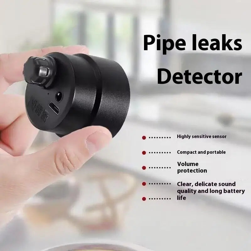Wireless Microphone Detector Water Cement Steel Pipe Wall Leak 12mA Vue