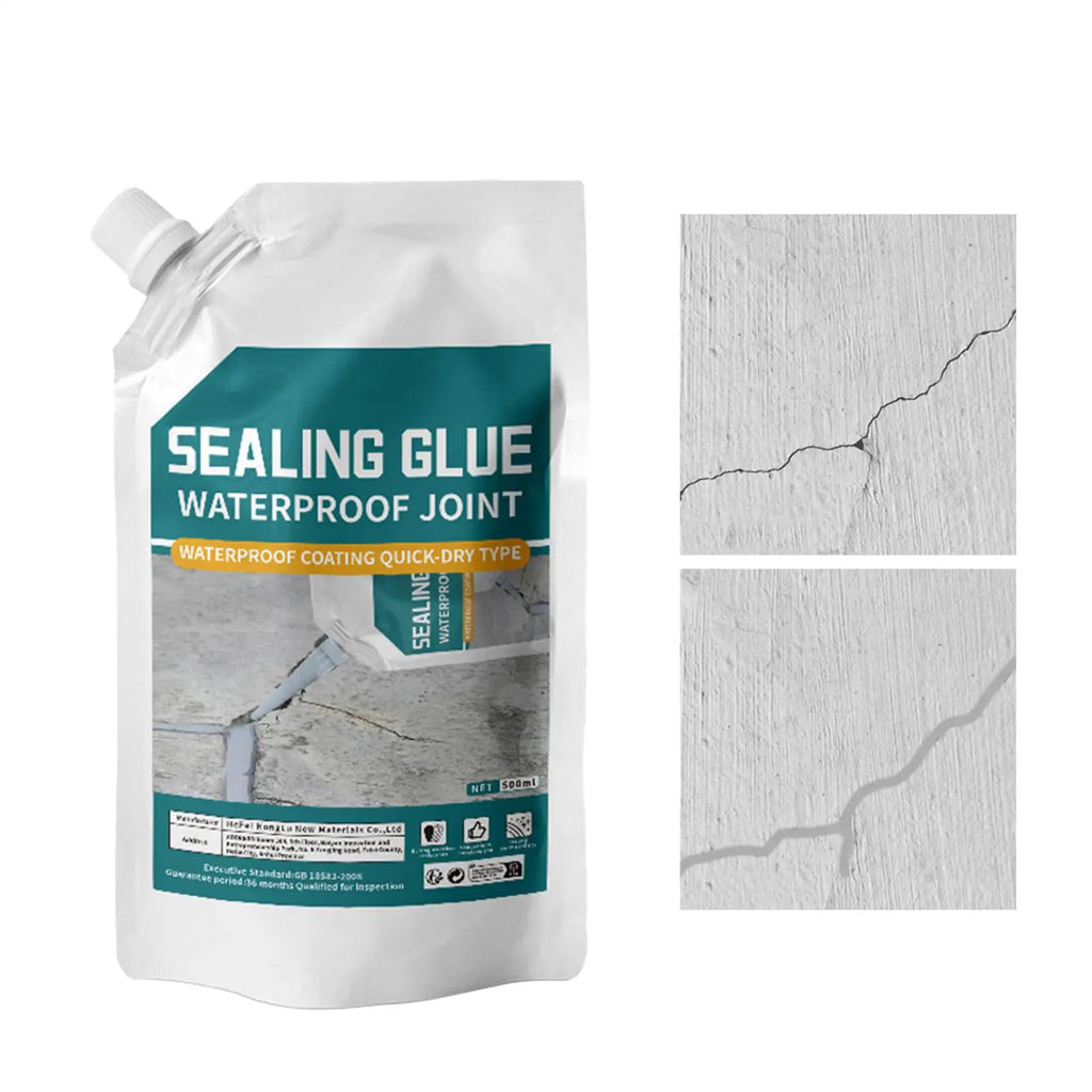 500ml Crack Filling Agent Roof Waterproof Leak Repair Cement Joint Filling Glue Corner Crack Bungalow Leakage Plugging Material Vue