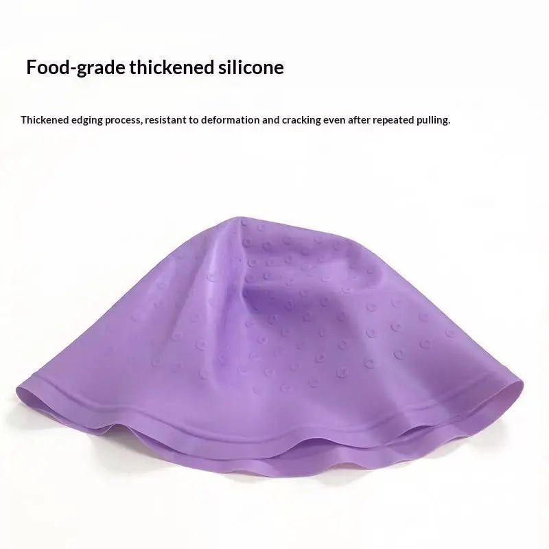 Silicone Hair Dye Cap With Hook Needle Professional Barber Frosting Highlight Coloring Hat Salon Hair Bleaching Styling Tool Vue
