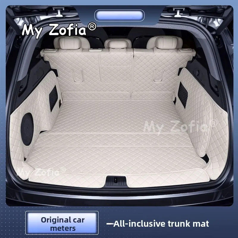 Auto Carpet Interior Modification Full enclosure trunk pad car Leather trunk pad Accessories For Voyah Courage 2025 2026 Vue