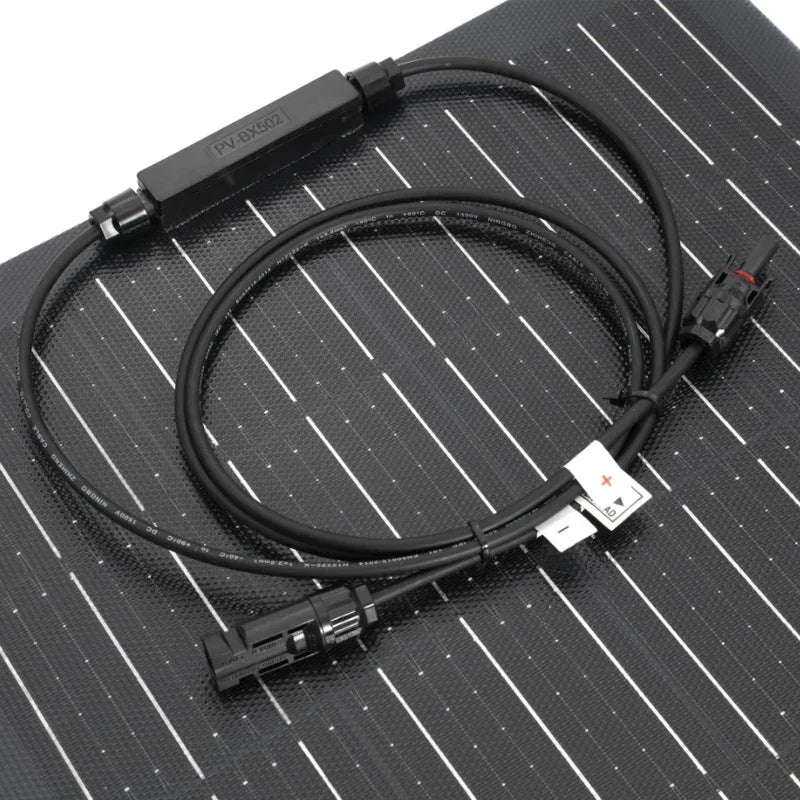 600W 300W Flexible Solar Panel Kit 18V Monocrystalline Solar Cell Outdoor Power Charger for Camping Yacht Motorhome RV Car Boat Vue