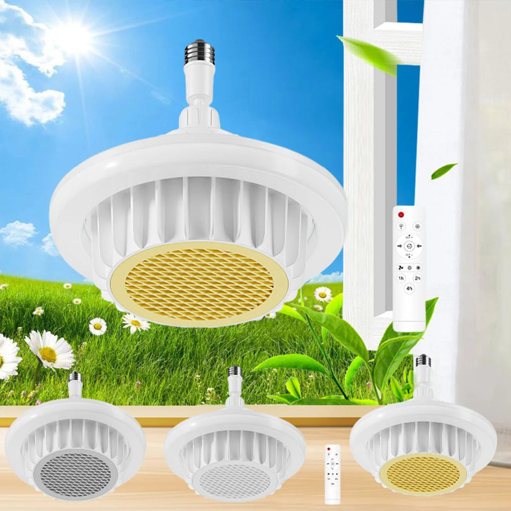 600W E27 Heating Ceiling Fan Light | Remote Control & Dimmable LED Heating Ceiling Fan Light Vue