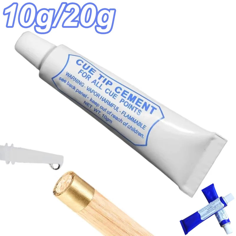 Pool Cue Tip Glue – Billiard Cue Repair Adhesive Tool Cue Tip Adhesive Vue
