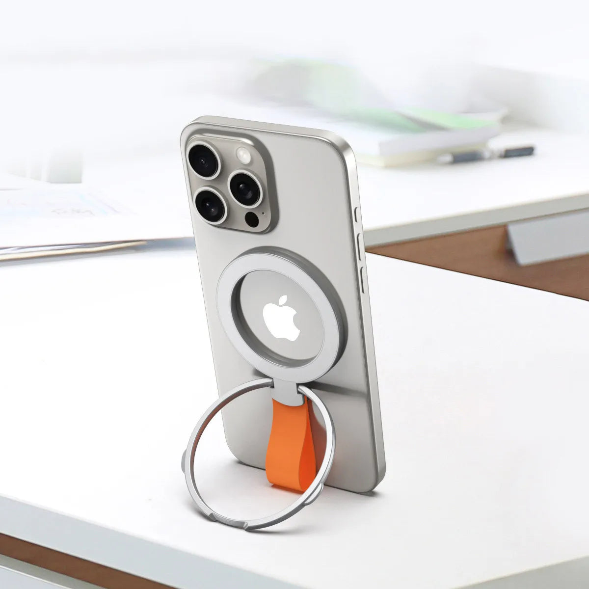 Universal Magnetic Phone Stand Grip Finger Ring Car Magsafe Holder Bracket Hand Strap For iPhone 15 14 12 Pro Max Plus Samsung Vue