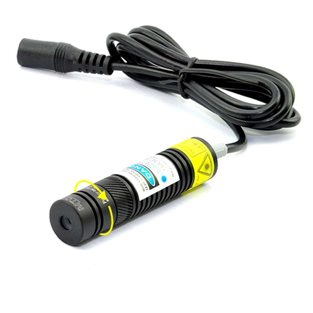 Adjustable 405nm Violet Blue Laser Diode Module 100mw 200mw 300mw 5V Power Adapter 16*68mm Vue