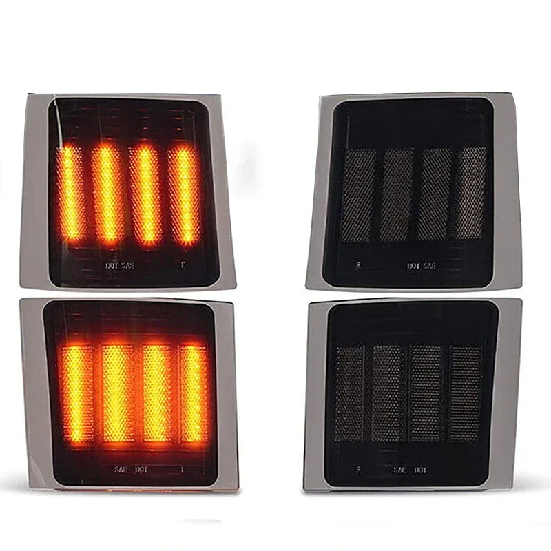 LED Car Front Corner Side Marker Light Side Marker Turn Signal Lights for Chevrolet C/K 1500 2500 3500 1994-1998 Vue 4pcs a set