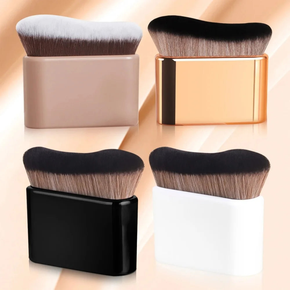 Foundation Brush, 1pcs Plastic Creative Wave Fit Perfectly Cosmetic Brush At Home or On-the-Go, Professional Make Up Tool Vue