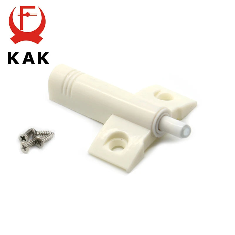 KAK High Quality 10Set/Lot Gray White Kitchen Cabinet Door Stop Drawer Soft Quiet Close Closer Damper Buffers With Screws Vue