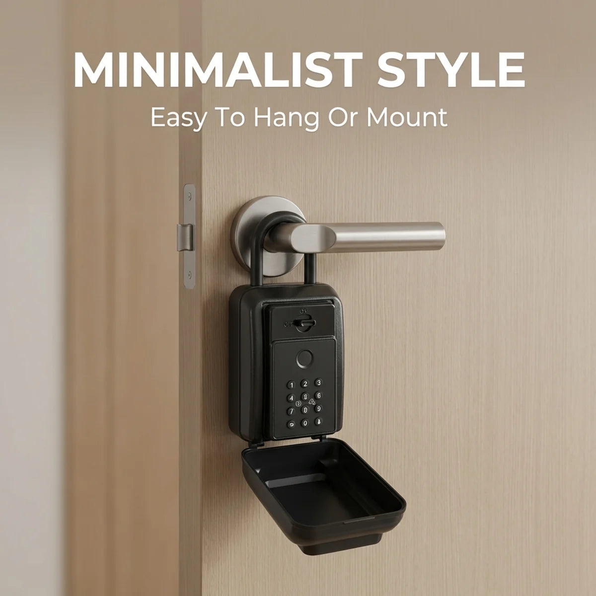 XSDTS Waterproof Key Safe Box Smart Fingerprint Storage Secret Key Safety Box Tuya App Bluetooth Hub Unlock Padlock Vue