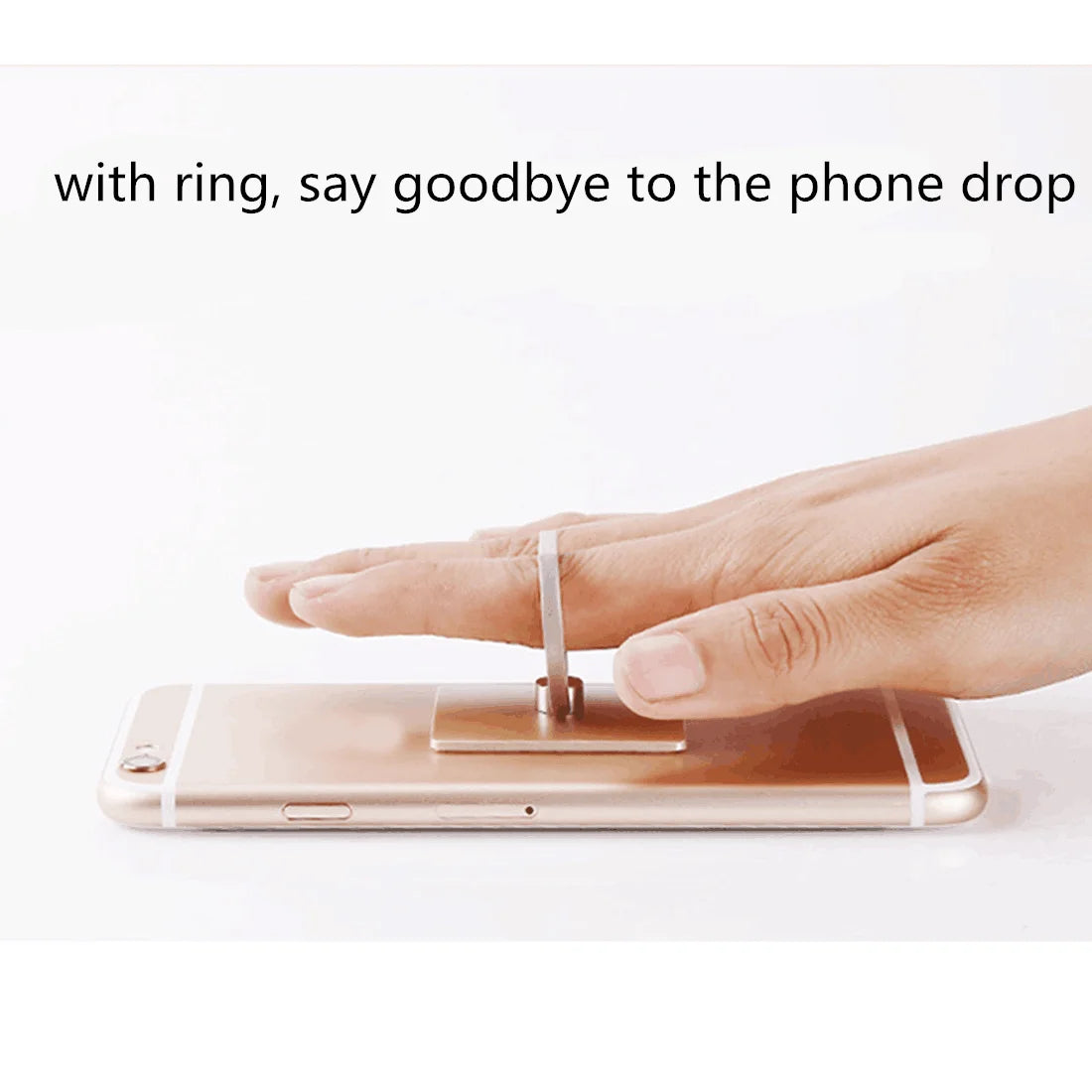 Portable Mini 360 Degree Rotation Lazy Finger Ring Stand Desk Car Holder Mount Bracket For Varies Cell Phones 9 Color Optional Vue