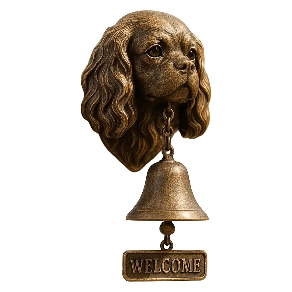 Retro Pug Wall-Mounted Decorative Door Bell Chime | Home & Office Decorative Door Bell Vue