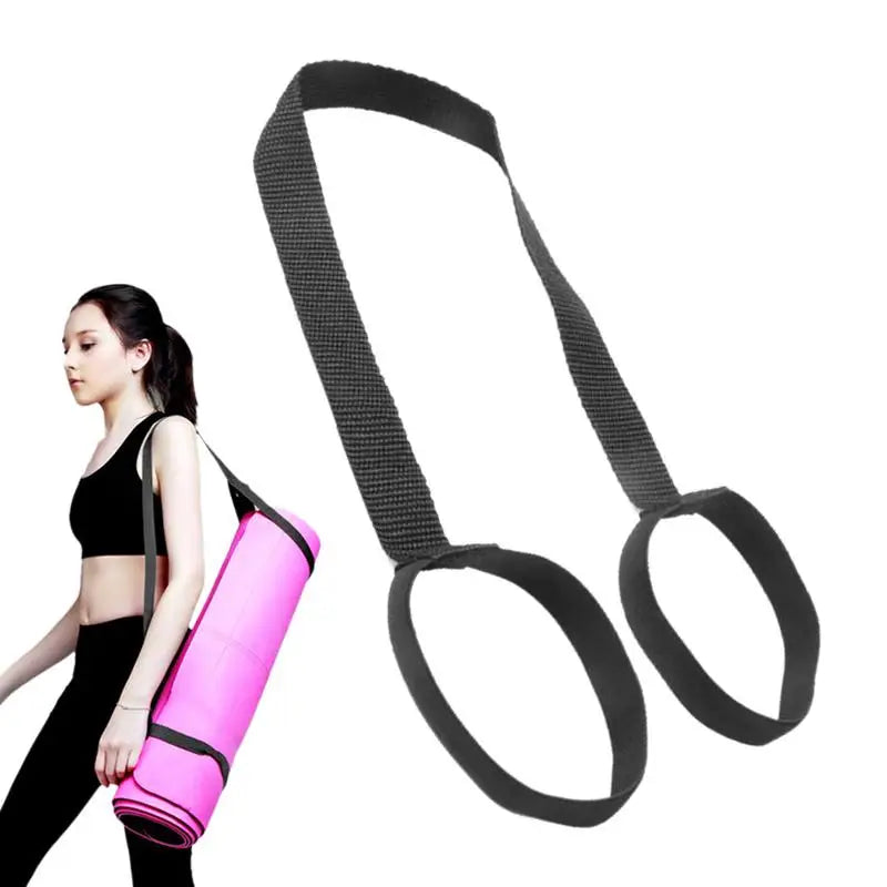 Adjustable Yoga Mat Carrying Strap & Shoulder Stretch Strap Yoga Mat Strap Vue