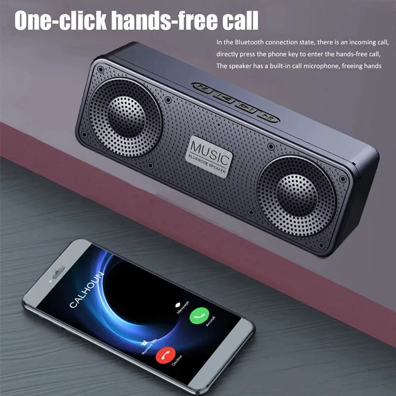 Mini Bluetooth-Compatible Speaker Wireless Smart Portable Speakers For Mobile Phone Audio Computer Convenient Radio Vue