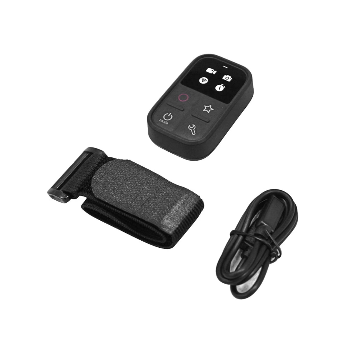 Wireless Smart Remote Control Replacement for GoPro Hero 12/11/10/9/8/Max LED Colorful Screen Built-in Battery 50M Control Vue color as show